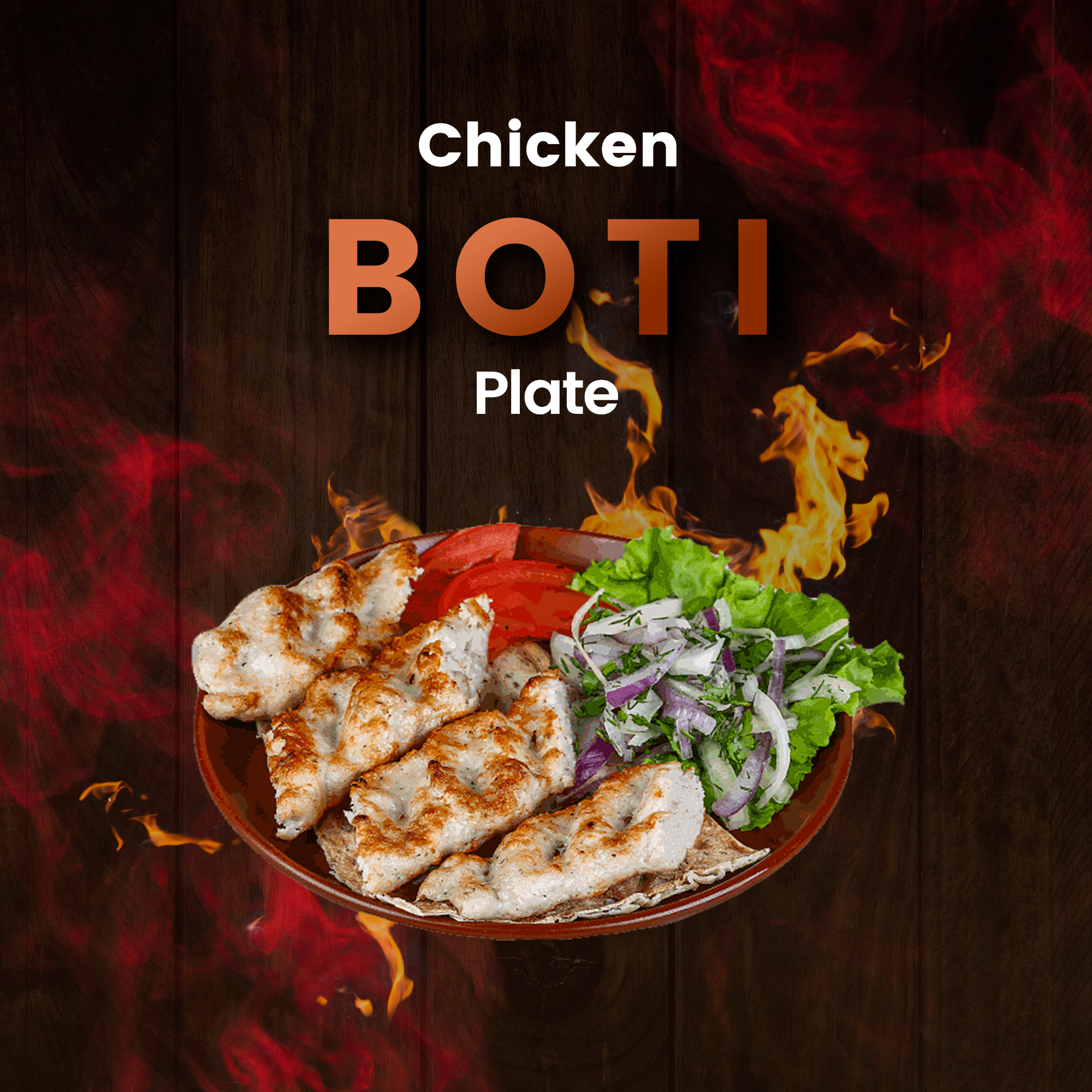 Chicken Boti Plate